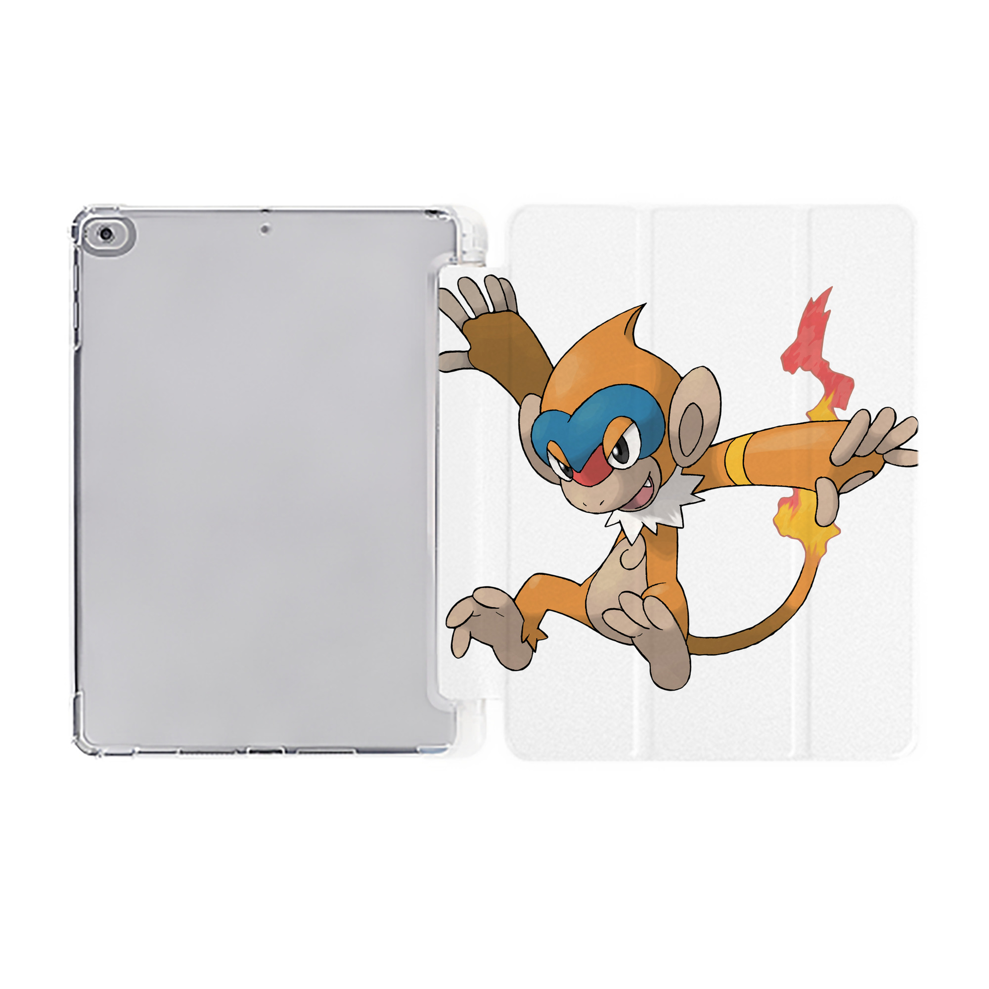 （画像用） ポケットモンスター Pokémon IPad ケース ペン収納付き 三つ折りスタンド PUレザー×シリコン 対応機種9.5/10.5/10.9インチ